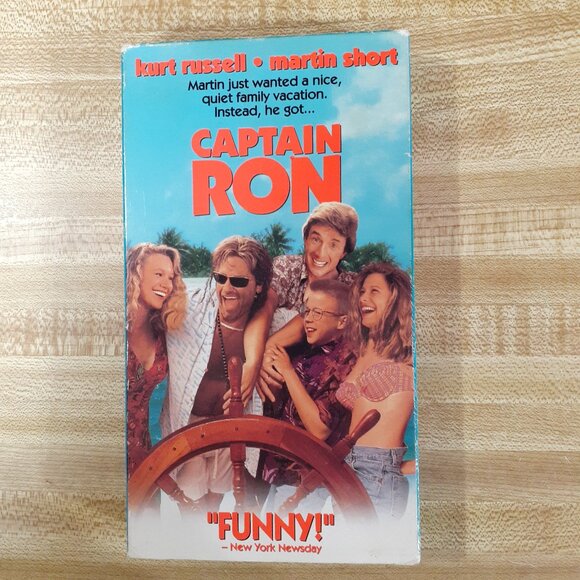 Captain Ron 1992 VHS Comedy Kurt Russell Martin Short Touchstone Disney Cult 90s - Picture 1 of 7